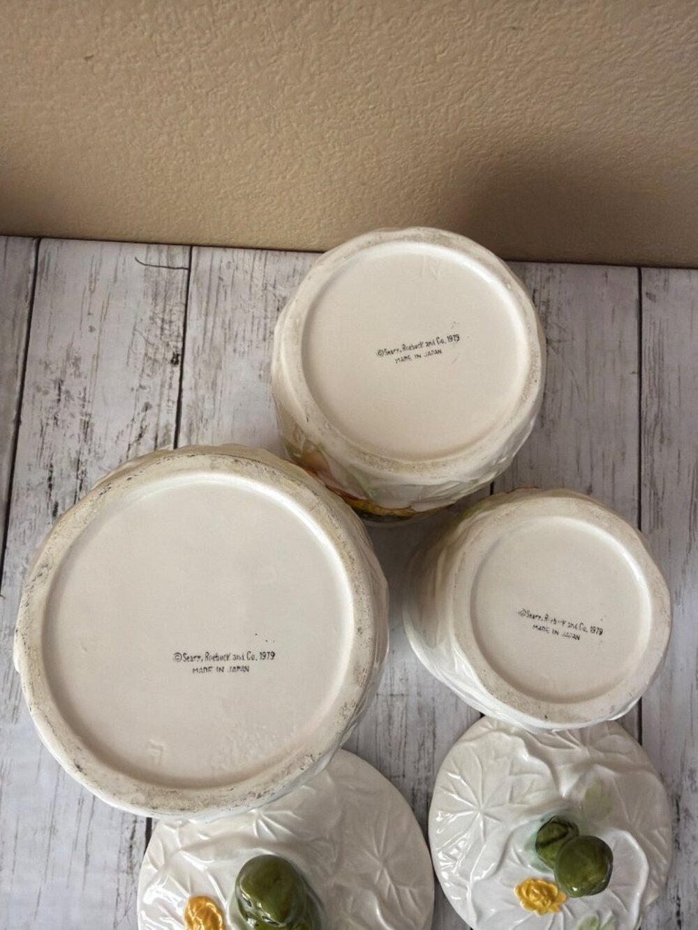 Sears Neil the Frog 3-Piece Canister Set Vintage 1979 w/Lids - Minor Flaws - Picture 7 of 16